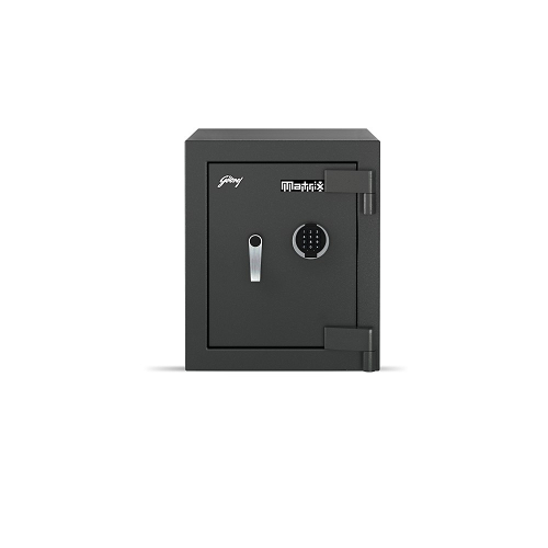 Godrej Safe Matrix 1814 EL Home Locker, Fire Burglary Resistance safeguard your valuables, the safe comes with strong double-walled.