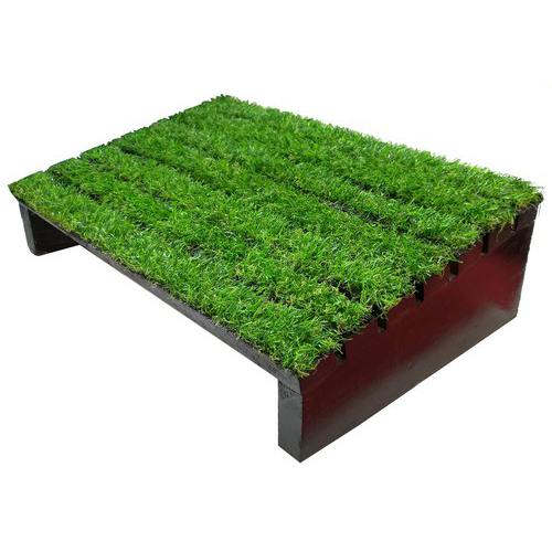 Sanushaa under table footrest with artificial grass gives relax to feet and ankle adjustable slip resistant heavy duty surface platform.