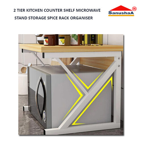 SANUSHAA KITCHEN SHELF MICROWAVE STAND, Buy online from Sanushaa @ best Prices all types products is available here.