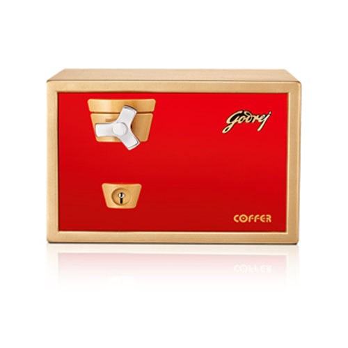 Godrej Safe Locker Premium Coffer V1 Red is designed for both home and office use. The safe comes with ultra key lock- call 8826891304