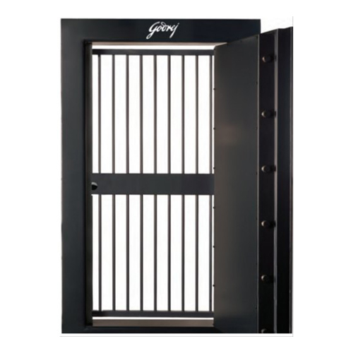 Godrej Strong Room Door BIS Labeled Class 1 Vault gate to help Banks and Financial institutions meet their security requirements.