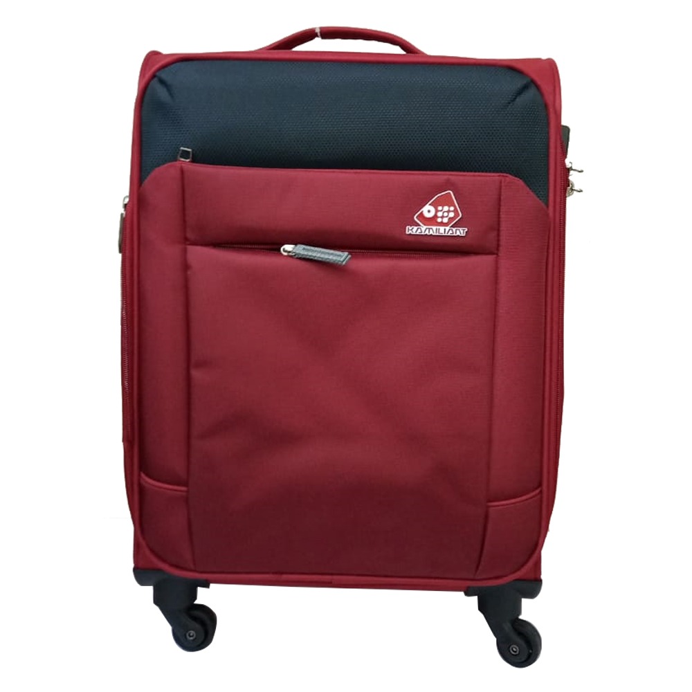 large red suitcase