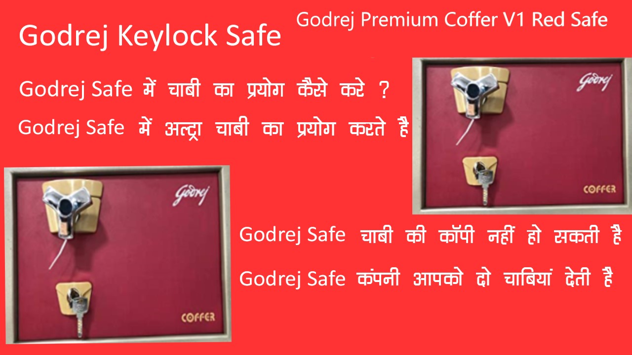 Godrej Safe Premium coffer V1 Red home locker