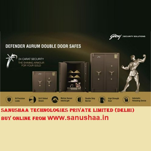 Godrej 84 Defender Aurum Double Door Safe, Buy Online Auth. Supplier for Godrej Home Safe Lockers, Safes, FRFC, FRRC, ,Strong room door.