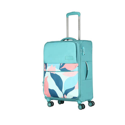 American Tourister Capella Icy Blue Medium I Unisex Luggage Trolley Bag