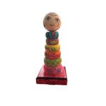 Bani Wooden Rainbow Doll Stacking Rings Game, Educational Toys Cum Kids Sports Game, Buy online & Get 5% Extra from Sanushaa -call 8826891304
