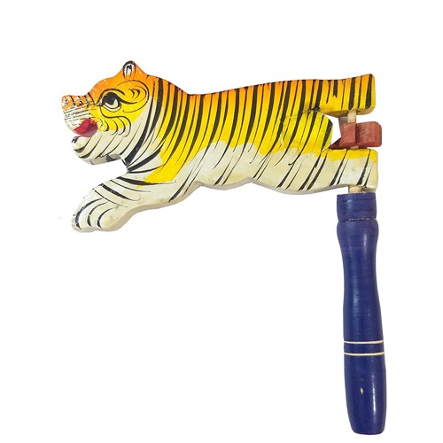 BANI Wooden Toy for Kids Rotating Rattle Toy Tiger, Buy online from @ sanushaa store or call 8826891304 for bulk buy form us.