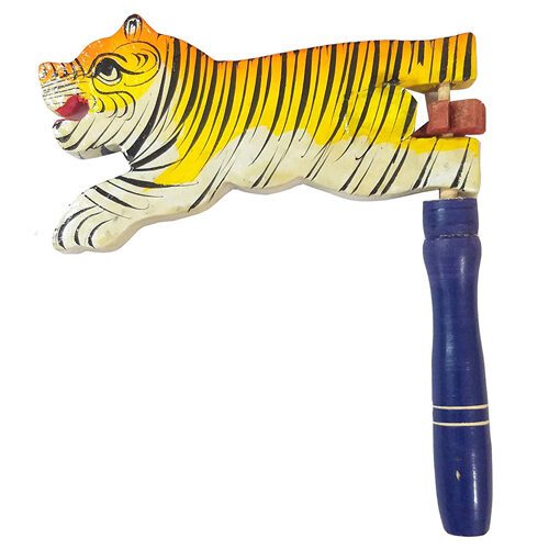 BANI Wooden Toy for Kids Rotating Rattle Toy Tiger, Buy online from @ sanushaa store or call 8826891304 for bulk buy form us.