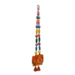 Bani Wall Hanging Handicraft Wooden Door Toran, Bandarwal, Handmade Door Window Feng Shui or Vastu wind chime for Home/Office- call 8826891304