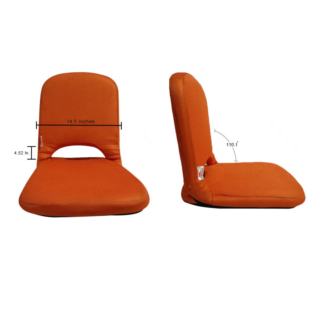 SANUSHAA Eezysit Portable Folding Seat Orange, meditation chair yoga, what's up 8826891304 at Sanushaa Store @ Best rate for your product.