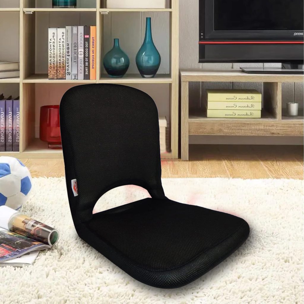 SANUSHAA Eezysit Portable Folding Seat Black, meditation chair yoga what's up 8826891304 at Sanushaa Store @ Best rate for your product.