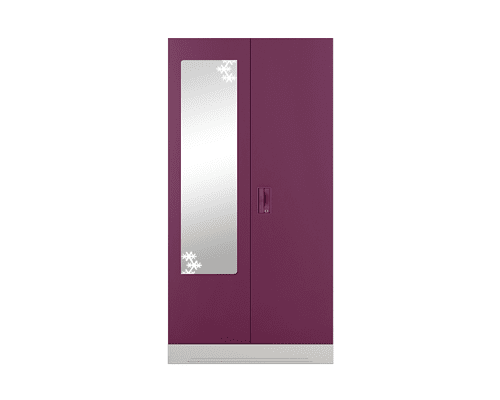 Godrej Interio Slimline 2 Door Steel Almirah Purple, Sanushaa is your Auth. supplier, Buy from sanushaa store or what's up 8826891304.