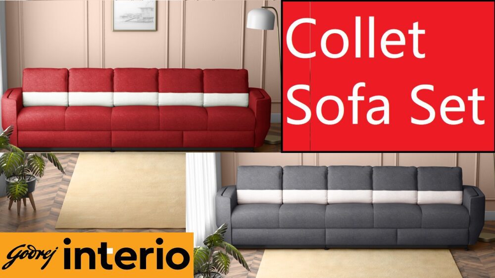 Godrej Interio Collet 5 seater Modular Sofa Set, the good sofa is very important at the living room or good office use, can call 8826891303