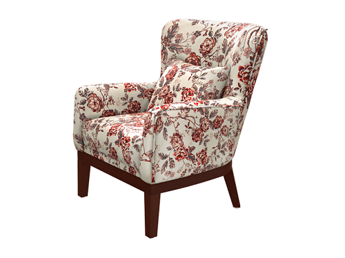 Godrej Interio Catalina Wing Chair Fabric - Flora, Sanushaa is your Auth. supplier, Buy from sanushaa store or what's up 8826891304.
