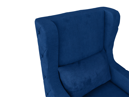 Godrej Interio Creta Wing Chair 1 Seater - Fab Blue, Sanushaa is your Auth. supplier, Buy from sanushaa store or what's up 8826891304.