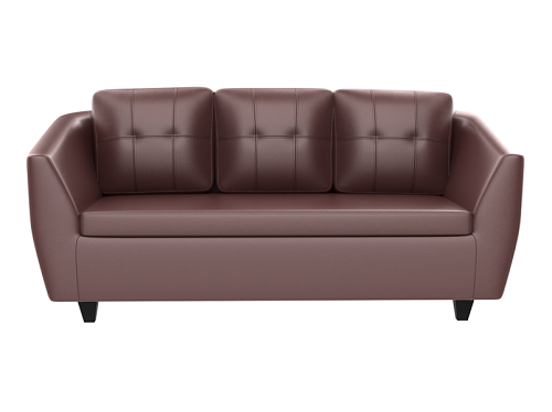 Godrej Interio Ecliptic 3 Seater Sofa - Burgundy, Sanushaa is your Auth. supplier, Buy from sanushaa store or what's up 8826891304.