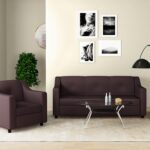 Godrej Interio Monarch 3 Seater Sofa - Burgundy, Sanushaa is your Auth. supplier, Buy from sanushaa store or what's up 8826891304.