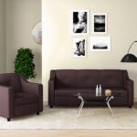 Godrej Interio Monarch 3 Seater Sofa - Burgundy, Sanushaa is your Auth. supplier, Buy from sanushaa store or what's up 8826891304.