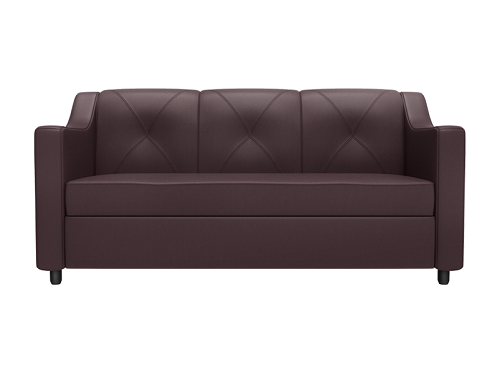 Godrej Interio Monarch 3 Seater Sofa - Burgundy, Sanushaa is your Auth. supplier, Buy from sanushaa store or what's up 8826891304.