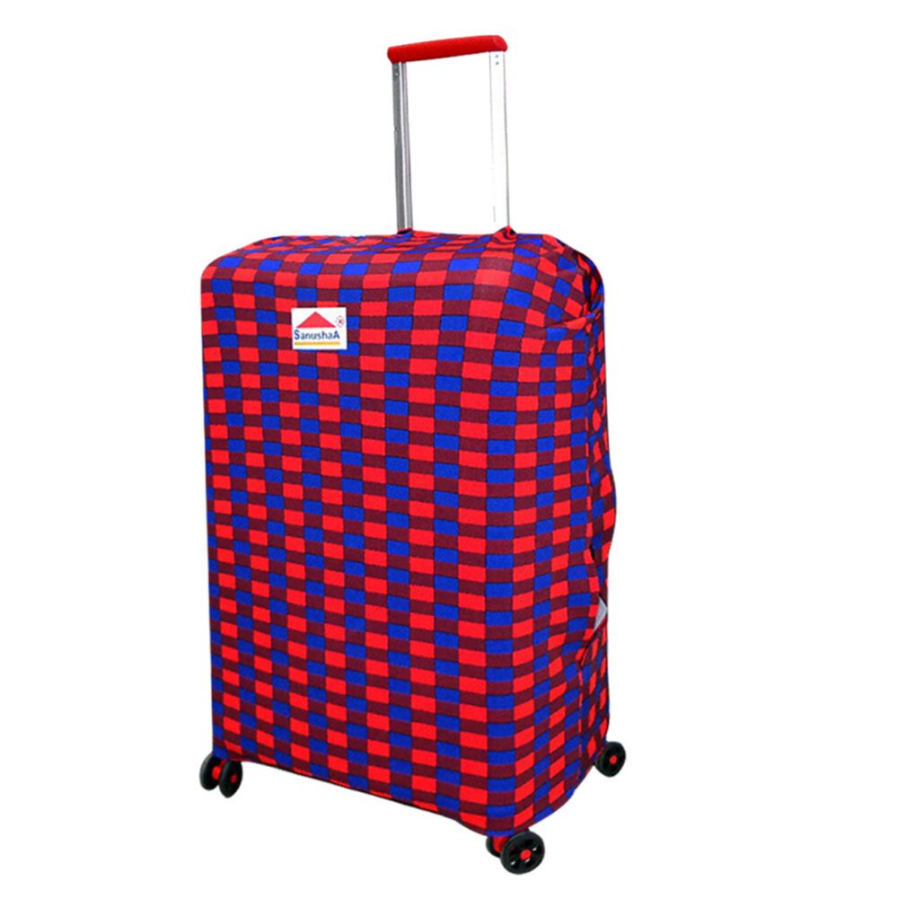 SANUSHAA Luggage Cover 75 cm (28 Inch) , Book and confirm the from authrized distibutor sanushaa.in or contact at 8826891304.