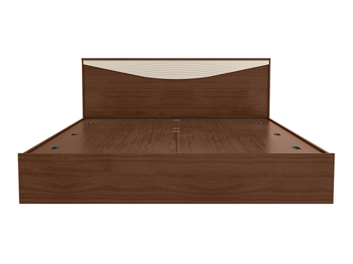 Godrej Interio Allura King Size Bed - Dark Walnut, Sanushaa is your Auth. supplier, Buy from sanushaa store or what's up 8826891304.