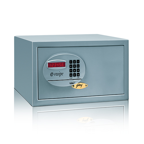 Godrej E-Swipe Electronic Home Locker Grey, home lockers are designed to offer personalized security. Its locking system uses.