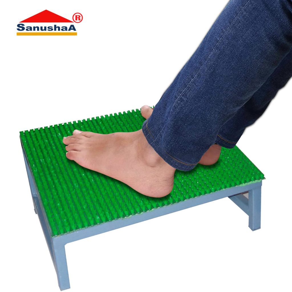 Sanushaa Metal Footrest with Artificial Grass, home lockers are designed to offer personalized security. Its locking system uses.