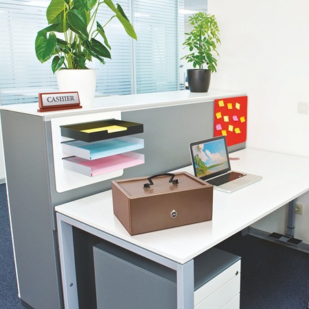 Godrej Cash Box with Coin Tray Brown , home lockers are designed to offer personalized security. Its locking system uses.