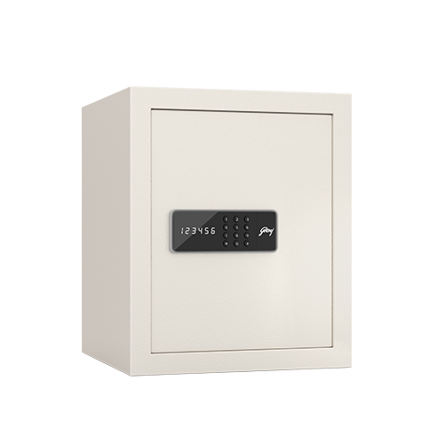 Godrej NX Pro Digital (40L) Ivory Home Locker, home lockers are designed to offer personalized security. Its locking system uses.