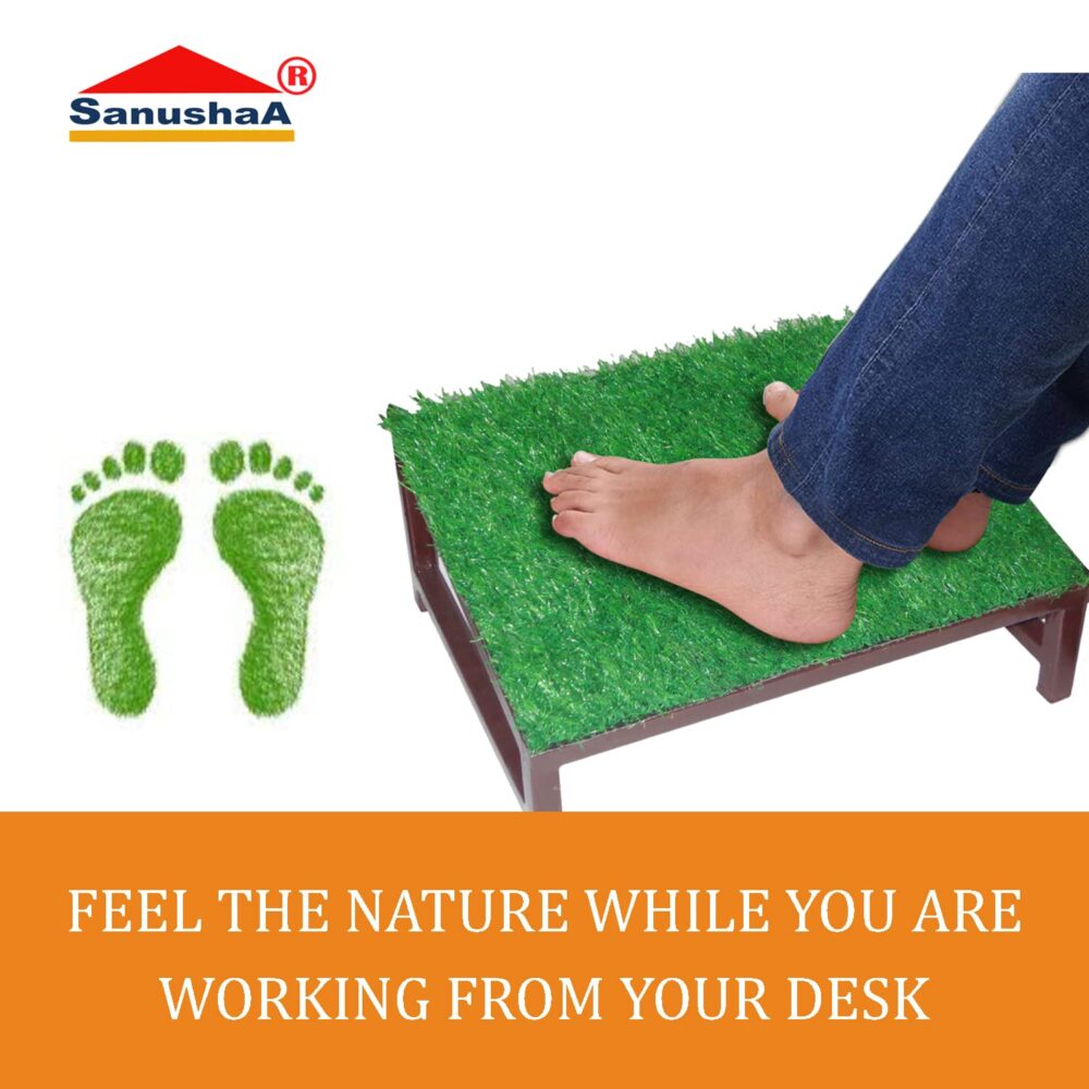 Sanushaa Metal Foot Rest with Artificial Grass, home lockers are designed to offer personalized security. Its locking system uses.