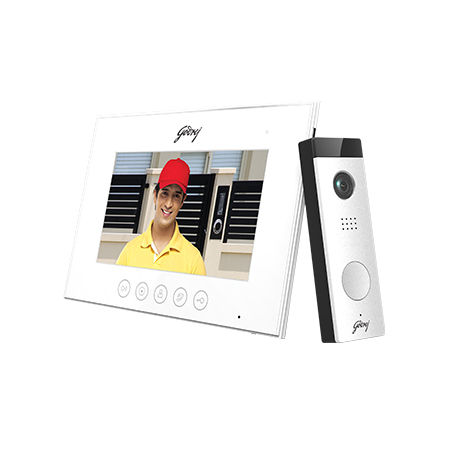 Godrej Seethru Contactless Video Door Phone, Buy your best video phone and home cameras from authorised distributors sanushaa.in.