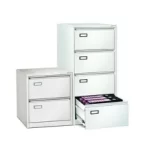 Godrej 4 Drawer Vertical Filing Cabinet, book your godrej verticle drawer and defender safe for commercial use from sanushaa technologies.