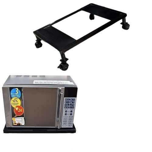 SANUSHAA Metal Microwave Oven Stand with Wheels , to check detail of the oven stand please got the website www.sanushaa.in of sanushaa technologies pvt ltd
