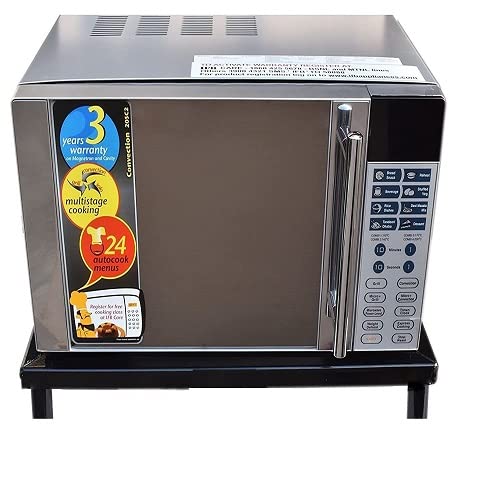 SANUSHAA Metal Microwave Oven Stand with Wheels , to check detail of the oven stand please got the website www.sanushaa.in of sanushaa technologies pvt ltd