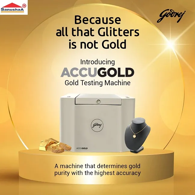 Godrej Gold Testing Machine Accu Gold, book your godrej testing machine accu gold from authorised dealer baash distributors at www.mytijori.com