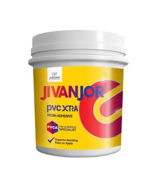 Jubilant Jivanjor Fevicole PVC Xtra Resin Adhesive 5 Kg, book or buy the adhesuve product of brand jivanjoire from sanushaa techlogies pvt ltd.