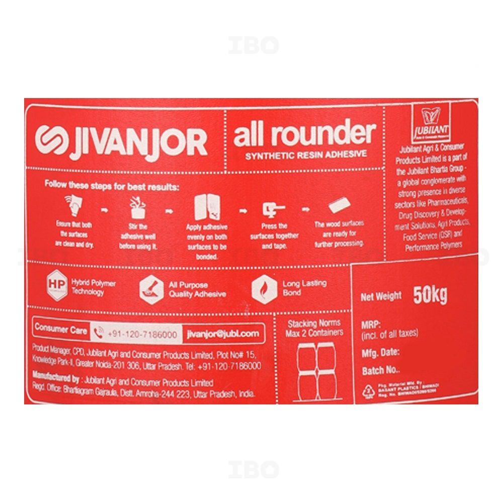 Jubilant Jivanjor All Rounder Synthetic Resin Adhesive 1 Kg, book or but the best adhesive of jubilant jivanjor from www.sanushaa.in