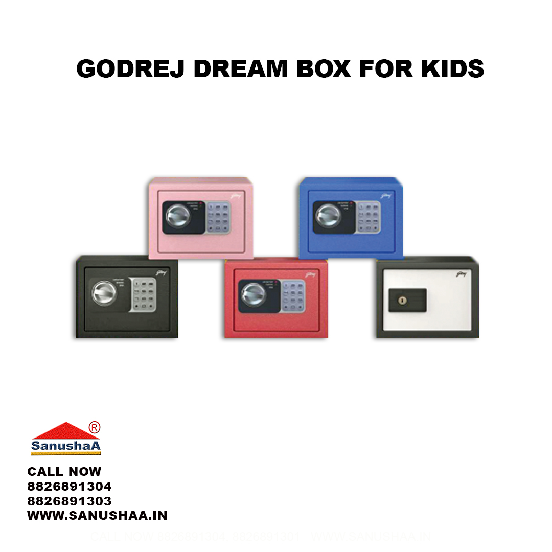 Godrej Dream Box Locker Safe, a premium digital safe with multiple locking options and advanced security features.