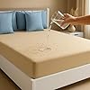 Click to open expanded view Sanushaa 100% Waterproof Premium Cotton Feel Mattress Protector – King Size 72x75 Inch 6x6.25 Ft. | Ultra Soft, Breathable, Anti-Allergy, Dust-Mite Proof, Fitted Gadda Cover (Beige), 2-Year Warranty*