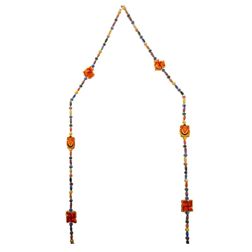 Bani Wooden Door Bandarwal Ganpati Base Wall Toran, Handmade Door Window Feng Shui Toran or Vastu wind chime for Home/Office- call 8826891304
