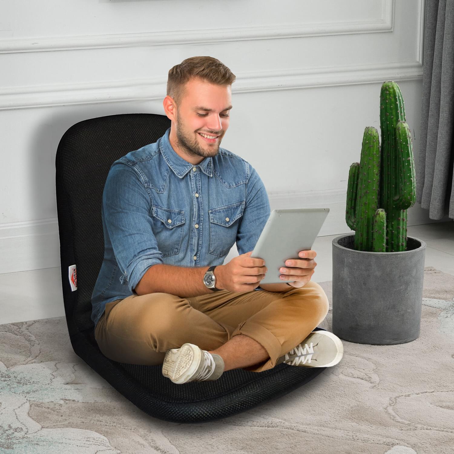 SANUSHAA Eezysit Portable Folding Seat Orange, meditation chair yoga, what's up 8826891304 at Sanushaa Store @ Best rate for your product.