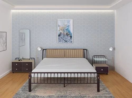 Godrej Interio Morpheus King Size Bed - Red, Sanushaa is your Auth. supplier, Buy from sanushaa store or what's up 8826891304.