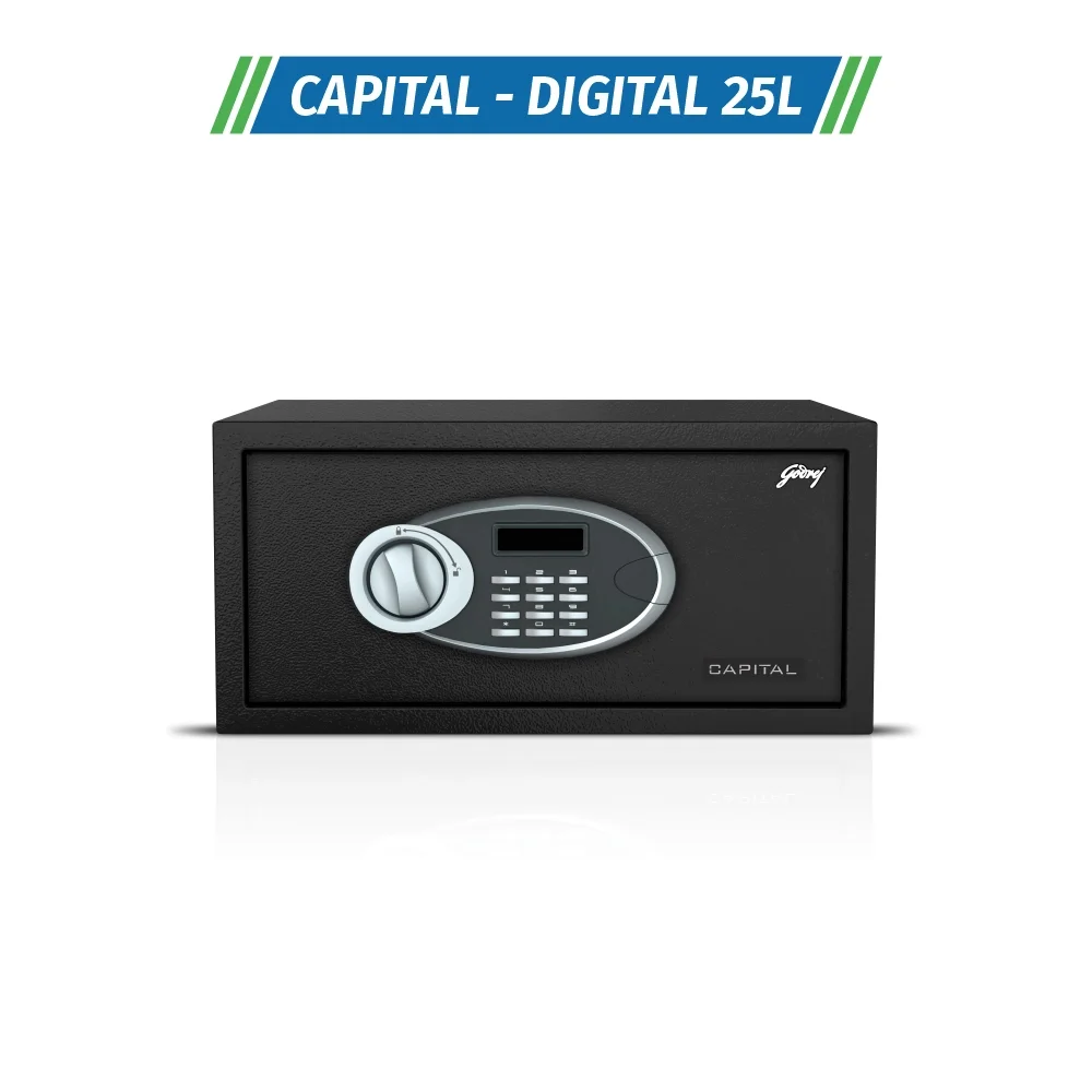Godrej Capital 25L Digital Hotel Safe Locker