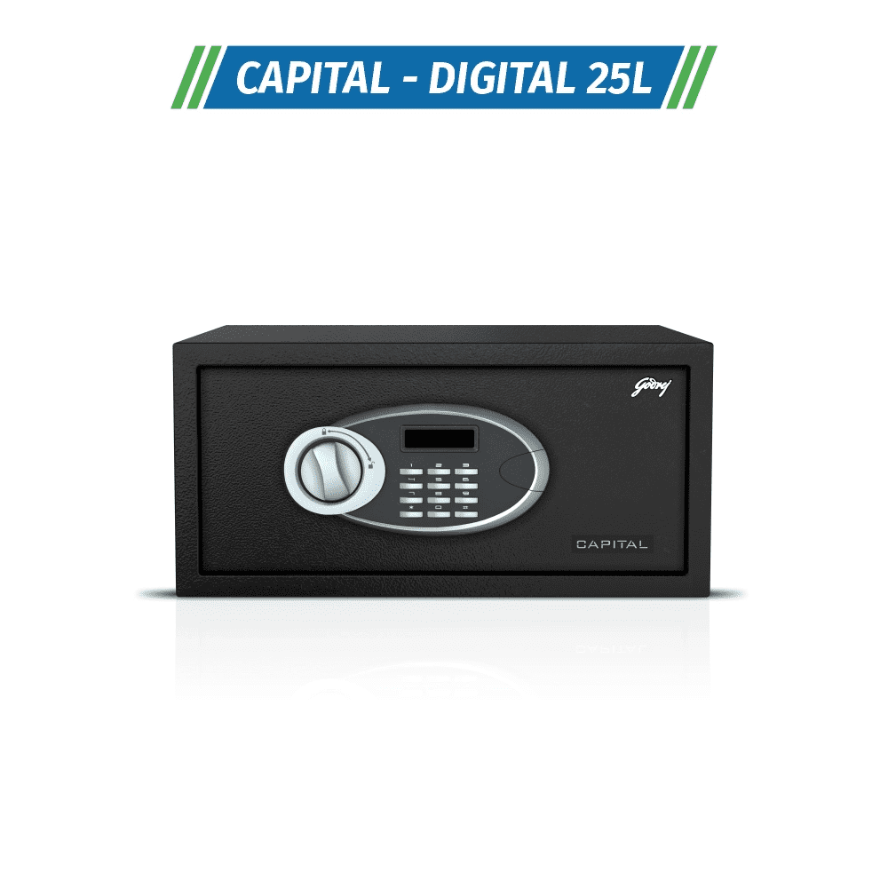 Godrej Capital 25L Digital Hotel Safe Locker